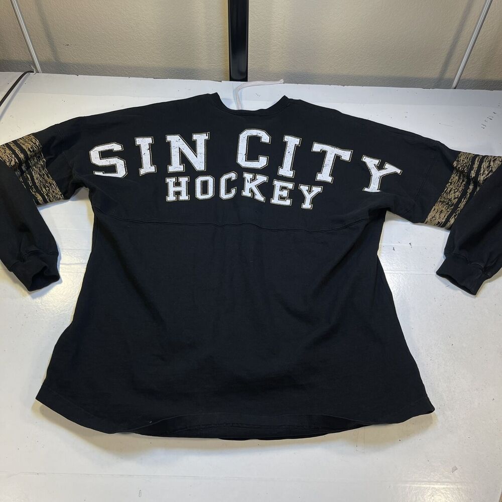 LAS VEGAS GOLDEN KNIGHTS NHL Sin City HOCKEY Spirit Jersey T SHIRT Sz Uni Sex M
